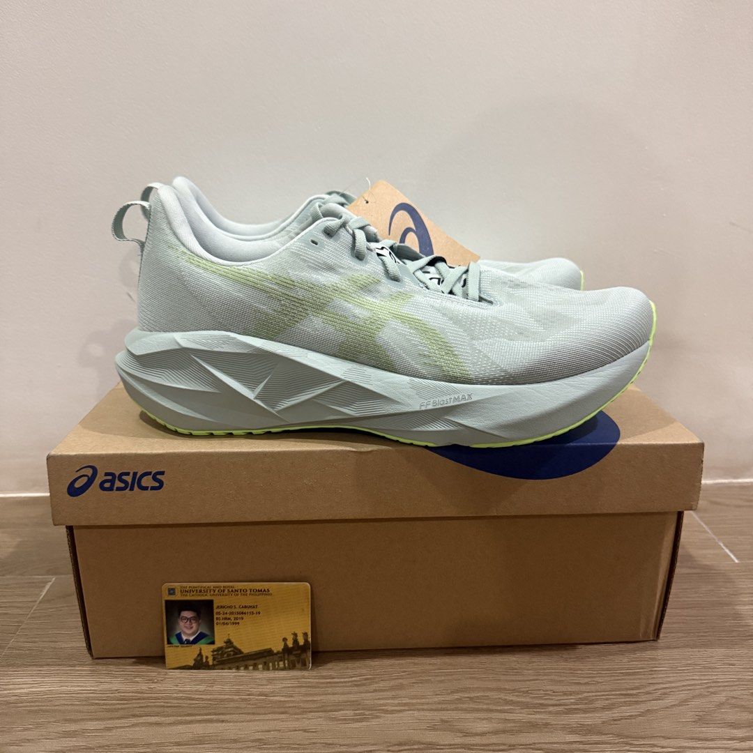 Asics Novablast 5 & Solution Speed FF 4 Men's Shoes (Category: Sneakers) located in Balagtas. Submitted by mlodogg (Listing ID 1447511358, Image 3). Description: For Sale Asics Solution Speed FF 4 Digital Sakura Size 11 US Bnew complete authentic 8k only below srp Asics Novablast 5 Cold Moss/Light Orange Size 11 US Bnew complete authentic 7k only below srp Bulacan area.