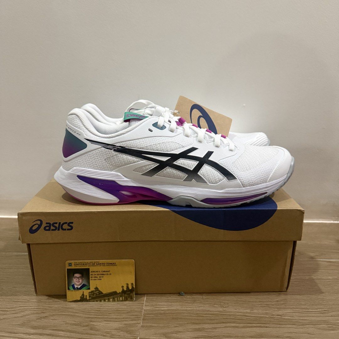 Asics Novablast 5 & Solution Speed FF 4 Men's Shoes (Category: Sneakers) located in Balagtas. Submitted by mlodogg (Listing ID 1447511358, Image 2). Description: For Sale Asics Solution Speed FF 4 Digital Sakura Size 11 US Bnew complete authentic 8k only below srp Asics Novablast 5 Cold Moss/Light Orange Size 11 US Bnew complete authentic 7k only below srp Bulacan area.