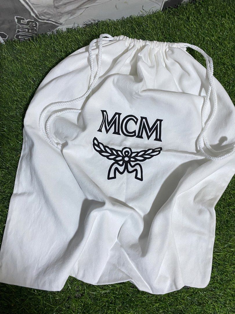 AUTHENTIC MCM DUST BAG (Category: Luxury Bags & Wallets) located in Polomolok. Submitted by safethrift2.0 (Listing ID 1447499415, Image 1). Description: AUTHENTIC MCM DUST BAG EXCELLENT NO ISSUES COMPLETE TAGS 9.5|10 COLOR RATE 16x17.5”.