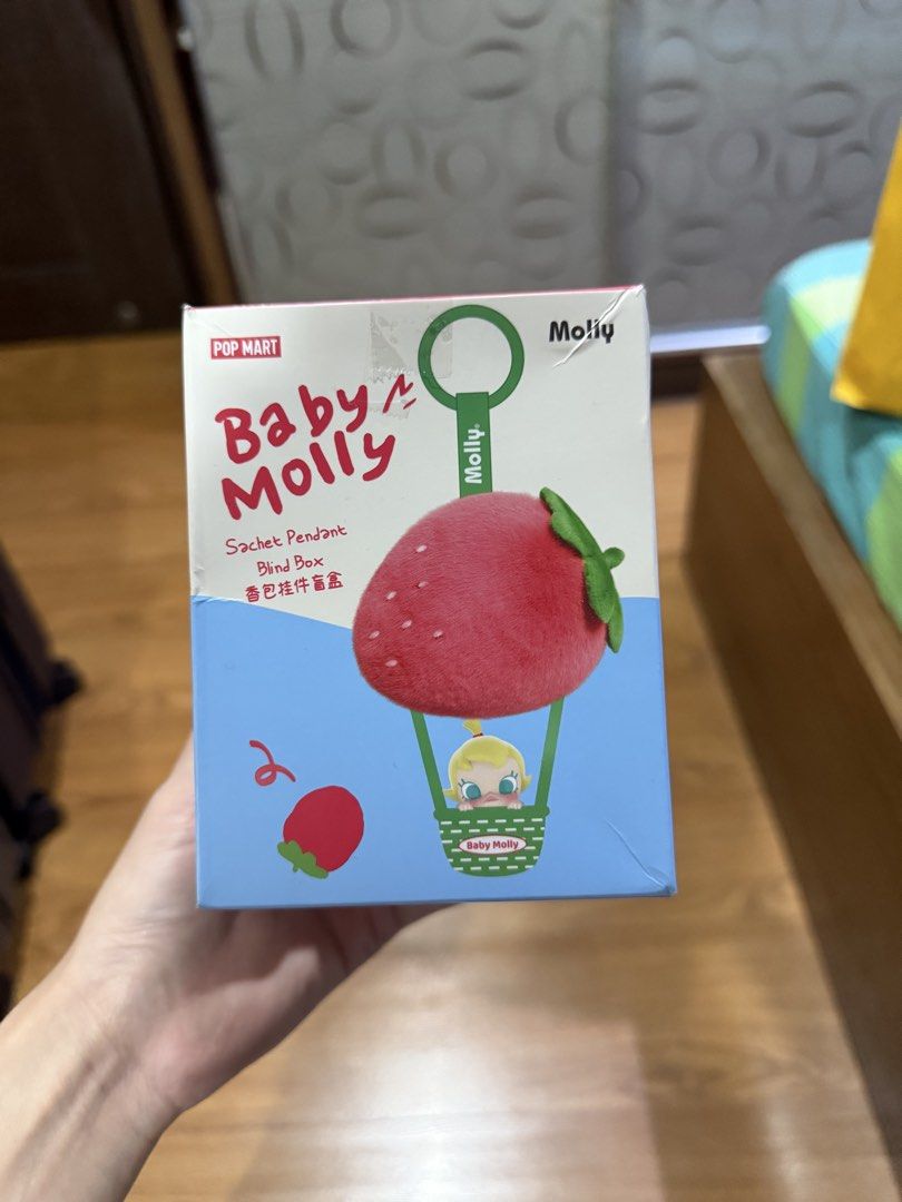 Baby Molly Sachet Pendant Blind Box (Category: Designer & Blind Box Toys) located in Manila. Submitted by keabkk (Listing ID 1447587449, Image 2). Description: Baby Molly Sachet Pendant Blind Box opened but brand new never used Snow pear pendant way below srp.