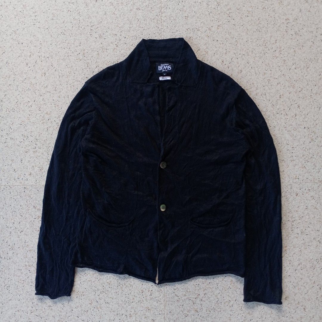 Beams Flanders Linen Cardigan (Category: Coats, Jackets and Outerwear) located in Maramag. Submitted by kenthrift_ (Listing ID 1447557738, Image 1). Description: Beams Flanders Linen Cardigan •Excellent condition •Size On Tag: Medium •Measurements: Width 22 & Length 26 •Issue: None.