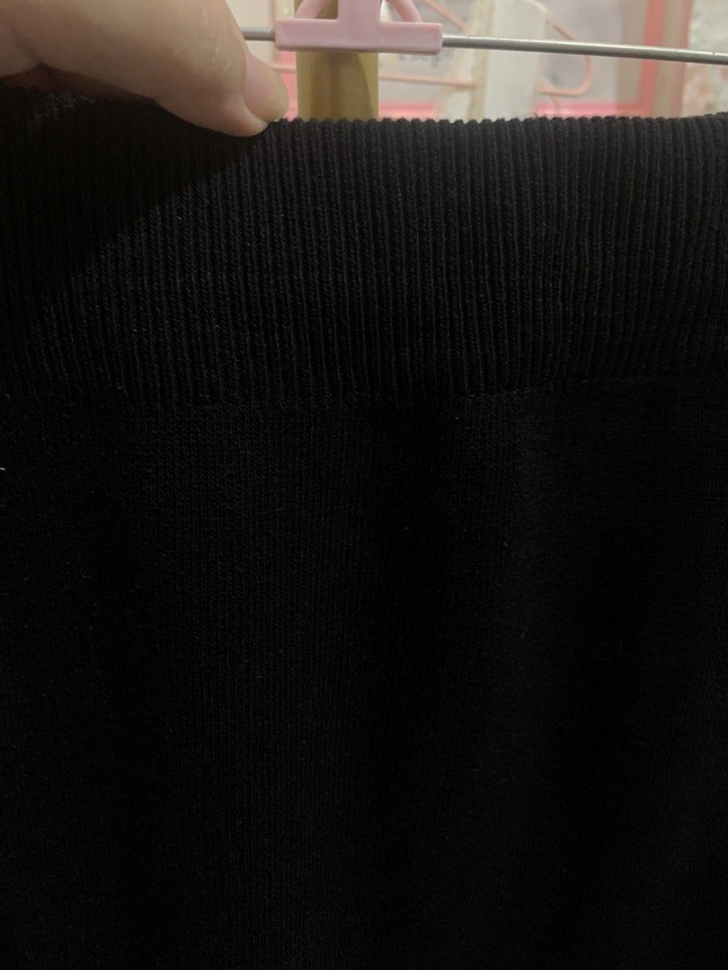 BKK Knitted Long Skirt black (Category: Skirts) located in Bocaue. Submitted by gaille29 (Listing ID 1447583324, Image 3). Description: Lightly used High quality .