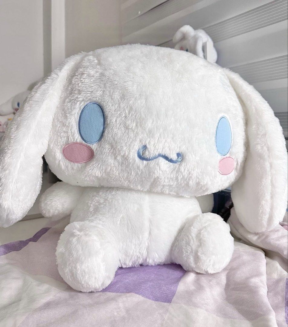 Cinnamoroll Plush Jumbo (Category: Plushies & Soft Toys) located in Binan City. Submitted by marumarumart (Listing ID 1447650805, Image 1). Description: Items are available unless stated otherwise. We regularly update our descriptions, so there’s no need to inquire about availability! 😄 Thank you 🥰🩷 Shipping cost: usually 54 to 120 peso Location: Binan laguna, to check lalamove cost please pin it to bites and coffee barangay tubigan binan lagu