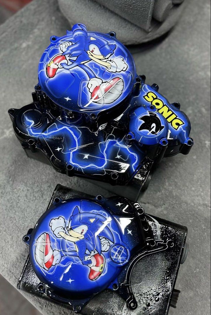 CUSTOM ENGINE CASING (Category: Motorcycle Accessories) located in Singapore. Submitted by pi.customworks (Listing ID 1447546289, Image 1). Description: CUSTOM YOUR BIKE PARTS WITH USA! - Rims - Full Coverset and Bike parts DM US FOR MORE! .