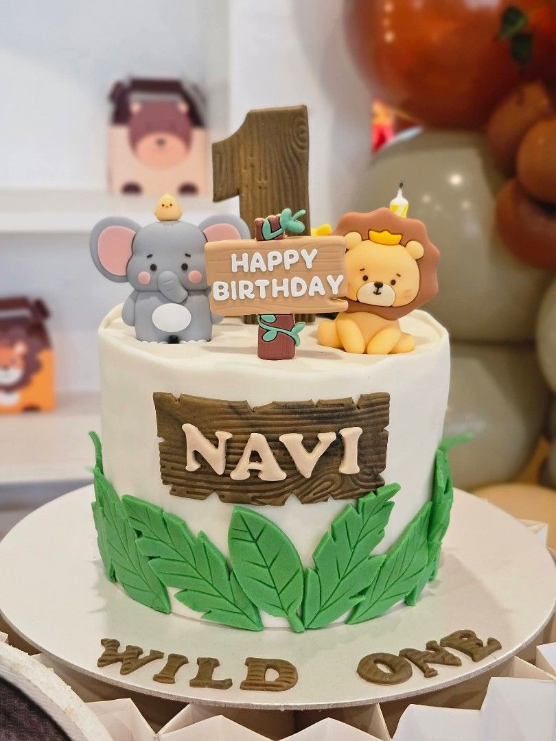 4pcs Birthday Cake Toppers - Animals Safari Theme (Category: Occasions & Party Supplies) located in Marikina City. Submitted by mowmmyrain (Listing ID 1445247594, Image 1). Description: - Adorable safari-themed cake toppers - 4pcs Lion, Giraffe, Elephant and 'Happy Birthday' sign toppers * number 1 & cake not included - Comes with decorative green leaves - Perfect for jungle or animal-themed parties 50 each or if you'll get all 150 pesos only for