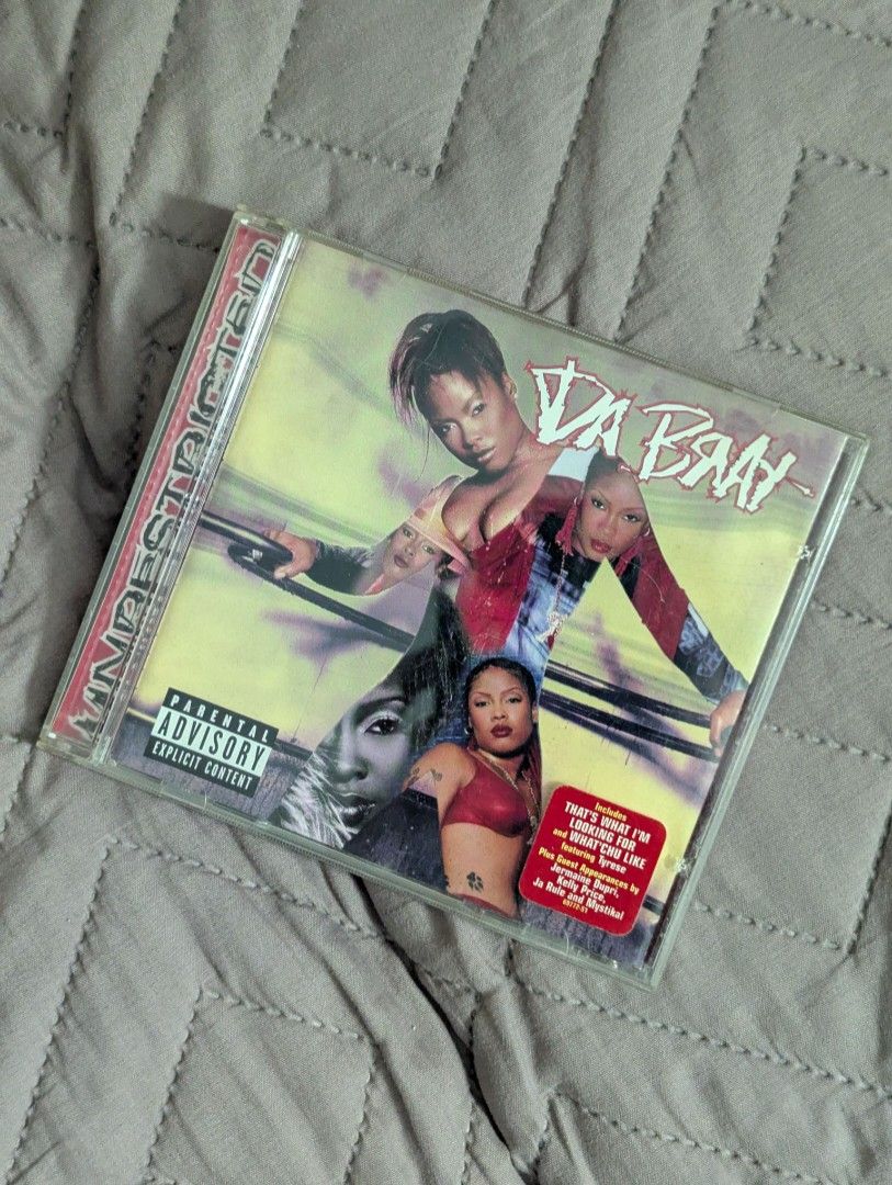 Da Brat Unrestricted CD (Category: CDs & DVDs) located in Manila. Submitted by dorkystuff (Listing ID 1447558875, Image 1). Description: VG+ Condition Original US pressing DA BRAT UNRESTRICTED feat the hits What'Chu Like and That's What Im Looking For Rap & Hip-hop Music J&T Shipping.