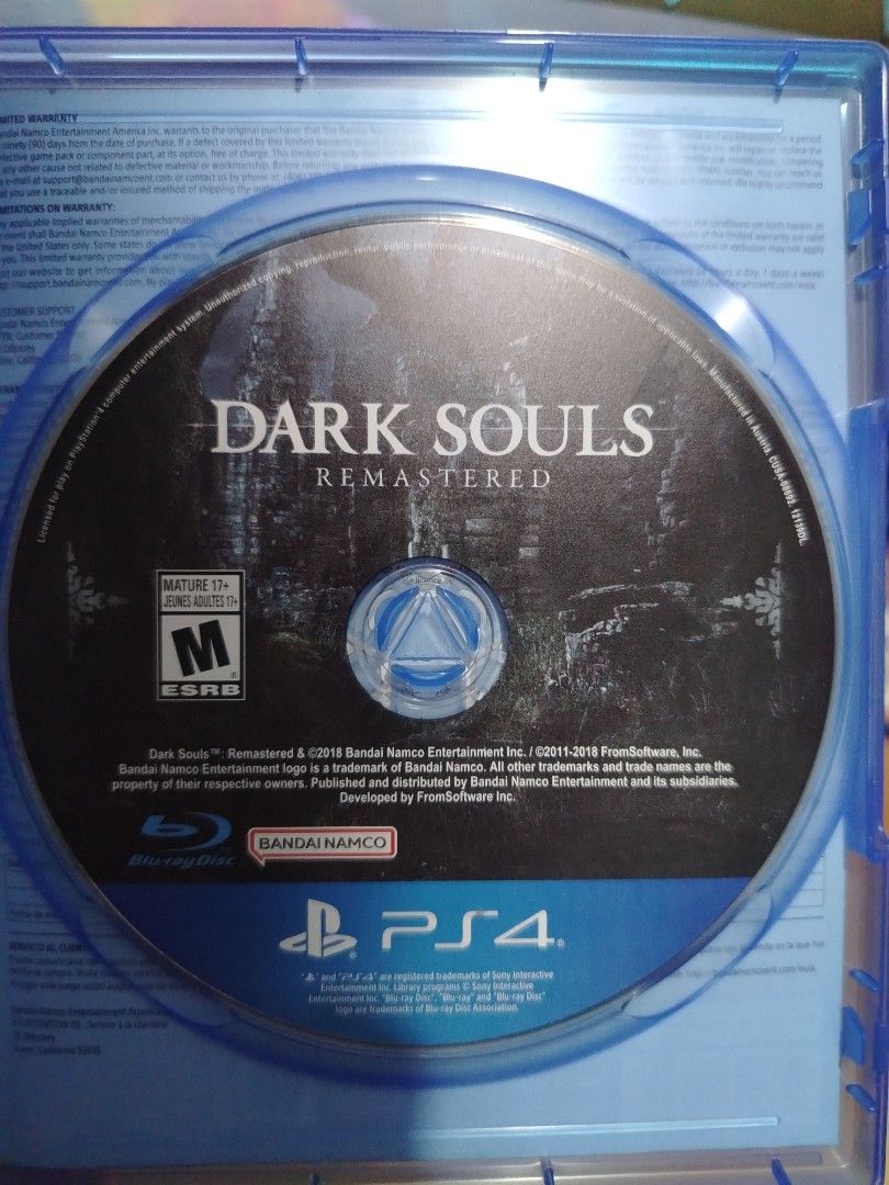 Dark Souls: Remastered (DLC) PS4 Game (Category: PlayStation) located in Manila. Submitted by henesei (Listing ID 1447668631, Image 3). Description: With DLC: Artorias of the Abyss Pickup or Shipping via Lalamove RFS: finished the game.