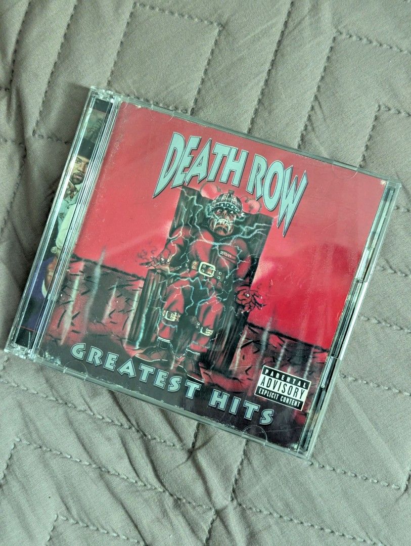 Death Row Greatest Hits 2CD (Category: CDs & DVDs) located in Manila. Submitted by dorkystuff (Listing ID 1447560830, Image 1). Description: Heavily Used Booklet is not in good condition, has water damage, creases and small tears) CD has scratches that may affect playability on some players (G+ to VG condition) -- in my cd player it doesnt skip This is an original 1996 US Pressing (not reisssue) Manage expectations Price is final J&T shipping Rap