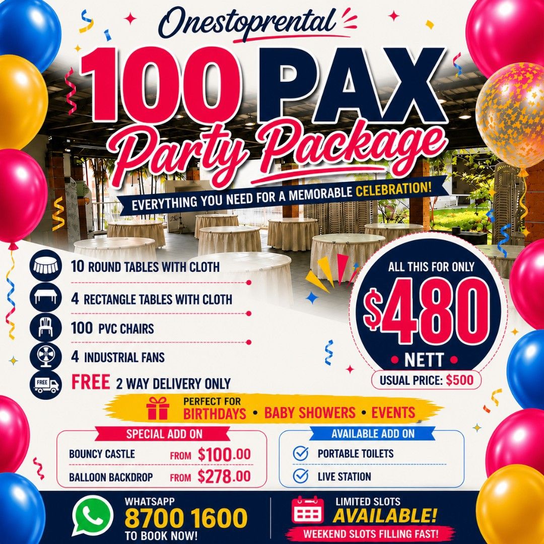 *FREE DELIVERY* Tables rental&chairs rental/events|Industrial fans|air ...