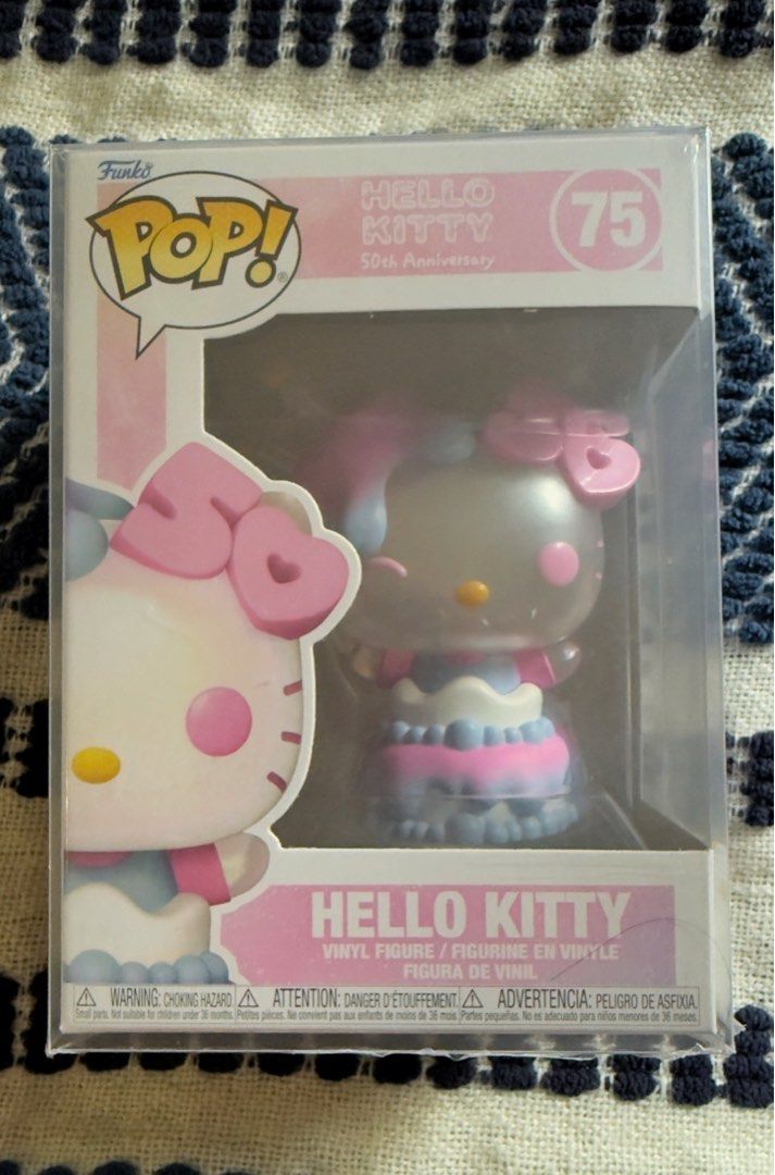 Funko Pop! Hello Kitty 50th Anniversary #75 (In Box) 🎀 (Category: Designer & Blind Box Toys) located in Caloocan City. Submitted by bun325 (Listing ID 1447565968, Image 1). Description: Funko Pop! Hello Kitty 50th Anniversary #75 (In Box) 🎀 Celebrate Hello Kitty’s 50th Anniversary with this adorable Funko Pop! collectible. A must-have for Sanrio fans and Funko collectors! Item Details: * ✅ Funko Pop! Hello Kitty 50th Anniversary * ✅ Pop #75 * ✅