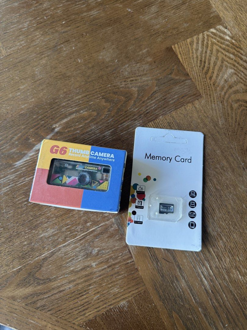G6 Thumb Camera + Memory Card (Category: Cameras) located in Manila. Submitted by handoverfist (Listing ID 1447550044, Image 2). Description: .
