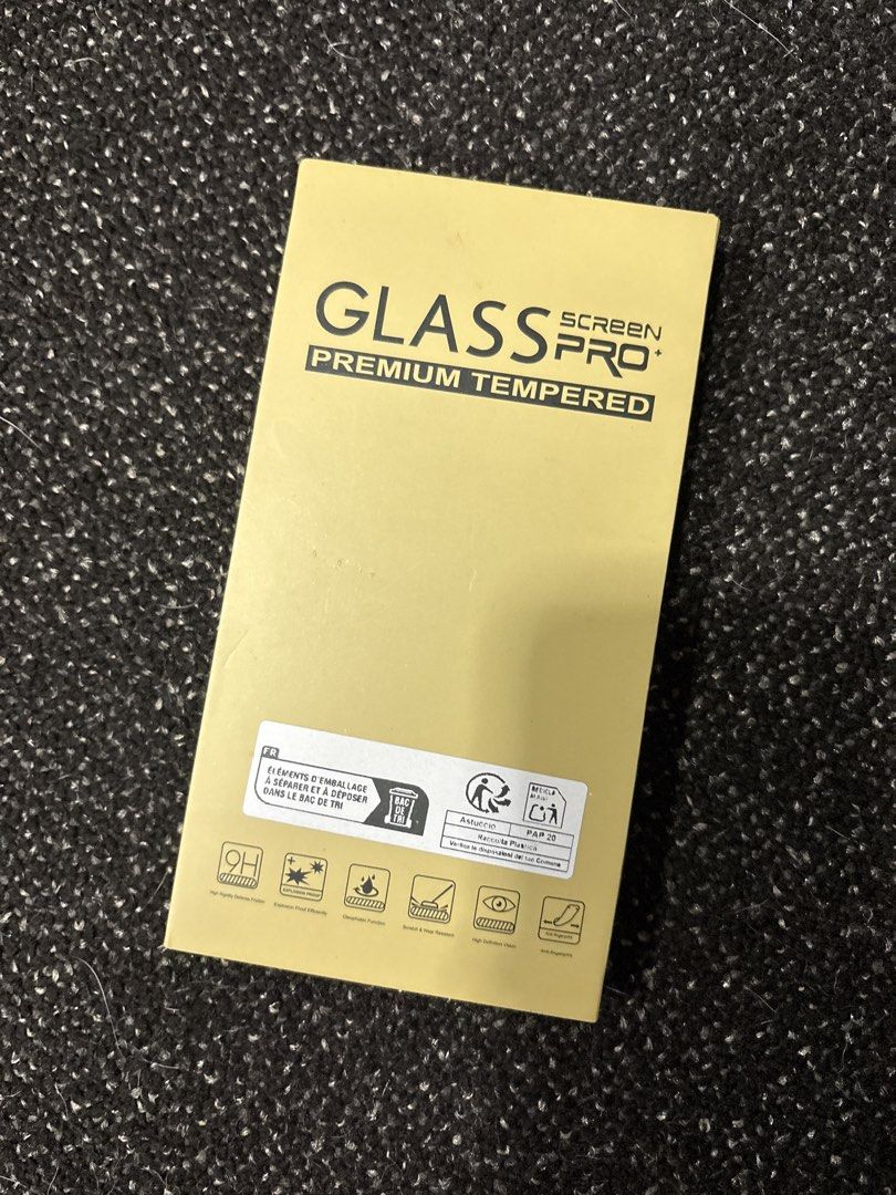 Glass Pro Premium Tempered Screen Protector for iPhone 15 Pro (Category: Other Mobile & Gadget Accessories) located in Pasig City. Submitted by hobbesthetiger (Listing ID 1447601515, Image 1). Description: - Brand new tempered glass screen protector - Specifically for iPhone 15 Pro - Comes with an installation kit (wipes, dust stickers) - Easy to apply - Protects your phone screen from scratches and damage.