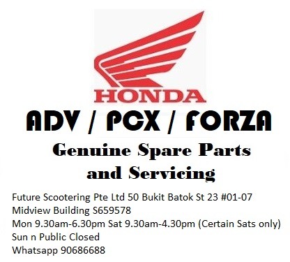 Honda PCX ADV Forza Silverwing Genuine Honda Spare parts (CVT ...