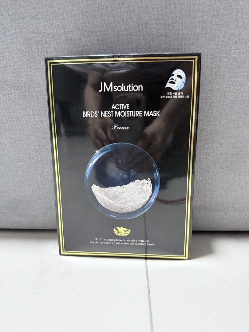 JMsolution Mask (Category: Face Care) located in Singapore. Submitted by pinkmasquerade (Listing ID 1447564428, Image 7). Description: - Selling at cost. Price tag on box - Each box contains 10 sheets - Available types: Honey Luminous Royal Propolis Mask ($9.90), Water Luminous SOS Ringer Mask ($9.90) & Active Birds’ Nest Moisture Mask ($8.80) - Bundle price if you get all 3 boxes: $25.