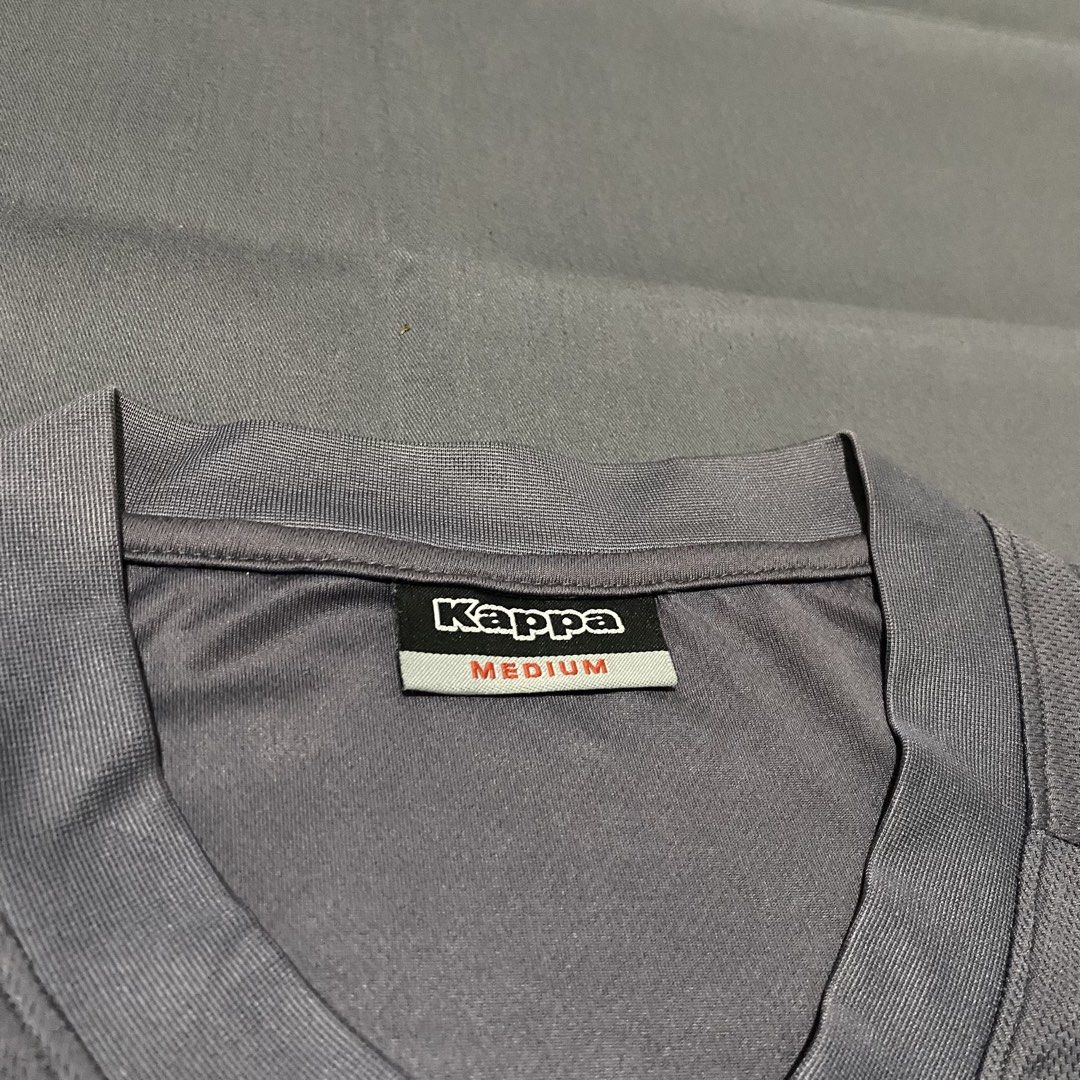 KAPPA DRY FIT SHIRT (Category: Tshirts & Polo Shirts ) located in Cebu City. Submitted by vast_trese.13 (Listing ID 1447483107, Image 3). Description: ⚠️ITEM DETAILS ⚠️ LENGTH: 29(in inches) WIDTH: 23(in inches) SIZE: MEDIUM COLOR WAY: LIGHT GREY COLOR CONDITION: 10/10 ISSUE: MINOR SNAGS OVERALL CONDITION: 9/10.