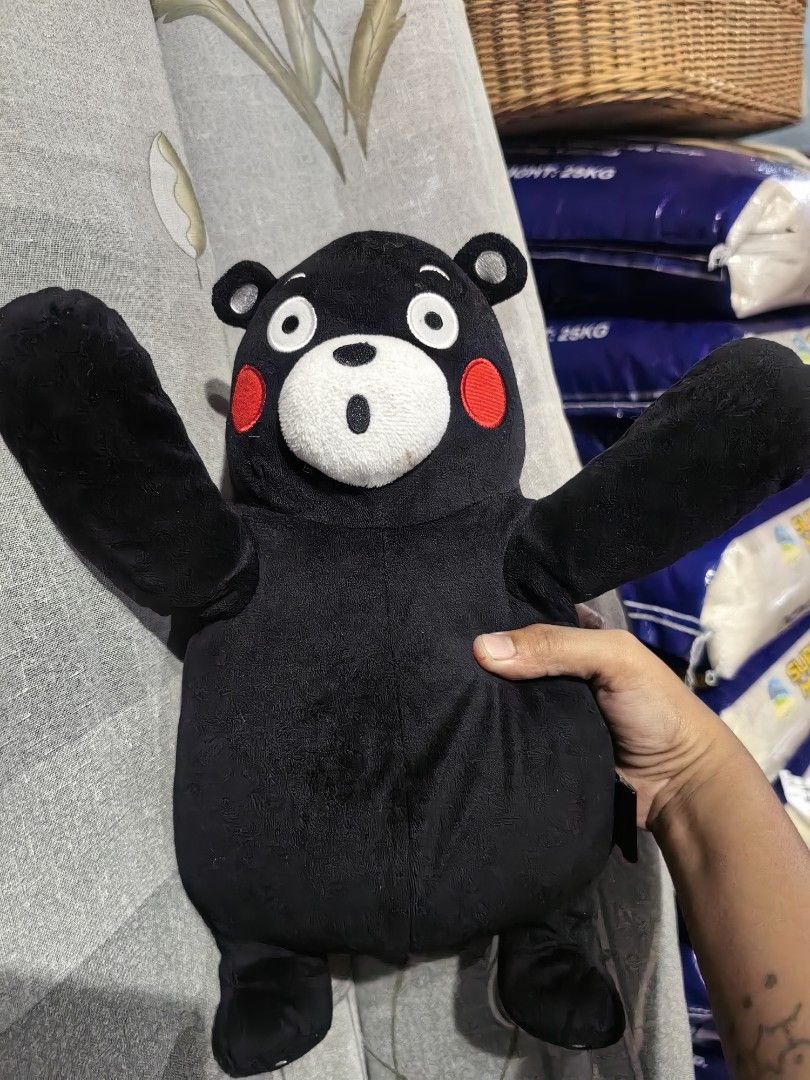 Kumamon stuffed toy (Category: Plushies & Soft Toys) located in Calamba. Submitted by princesspauliney. (Listing ID 1447659073, Image 1). Description: Like new condition. Delivery Lalamove Jnt Pick up Calamba city.