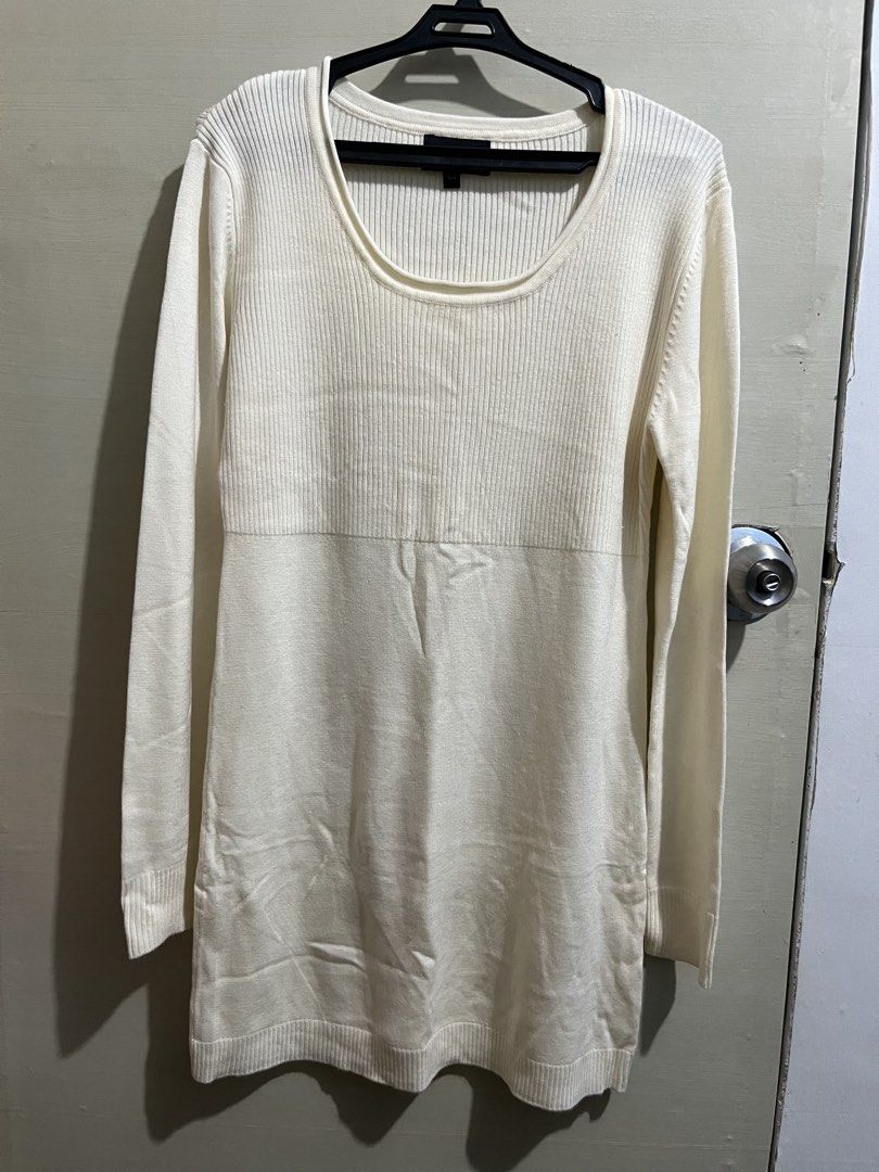 LA OPERA Cream Ribbed Longline Knit Sweater (Category: Longsleeves) located in Trece Martires City. Submitted by jjoy.preloved (Listing ID 1447610575, Image 1). Description: 🌸 In good pre-loved condition; please manage expectations as this is not brand new. RFS: Will not wear anymore. 📍 Trece Martires City, Cavite 📦 Shipping fee will be shouldered by the buyer. 💌 Feel free to message for more photos or inquiries!.