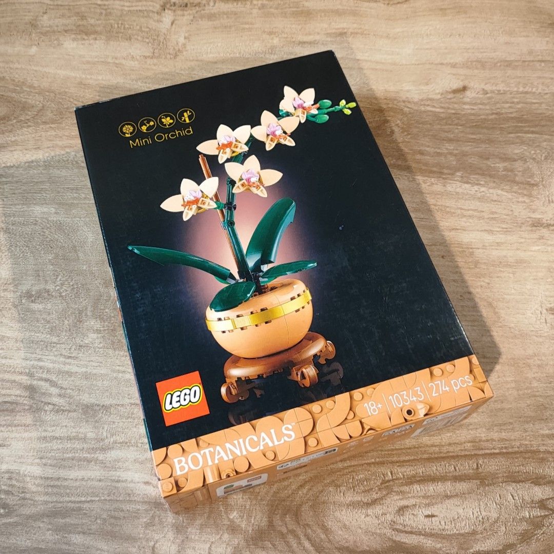 LEGO Botanicals 10343 Mini Orchid (Category: Lego & Building Sets) located in Rizal. Submitted by edjanjo007 (Listing ID 1447597725, Image 2). Description: LEGO Botanicals Mini Orchid 10343 Ages: 18+ Pieces: 274 ✅ Brand new ✅ 100% Authentic ✅ MOP: GCash | GoTyme |BPI ✅ Same day delivery via Lalamove ✅ J&T or LBC upon request 🚚 Shipping fee at buyer's expense ✅ Parallel Import ✅ With Chinese sticker on box (from China shipment) Please note that t