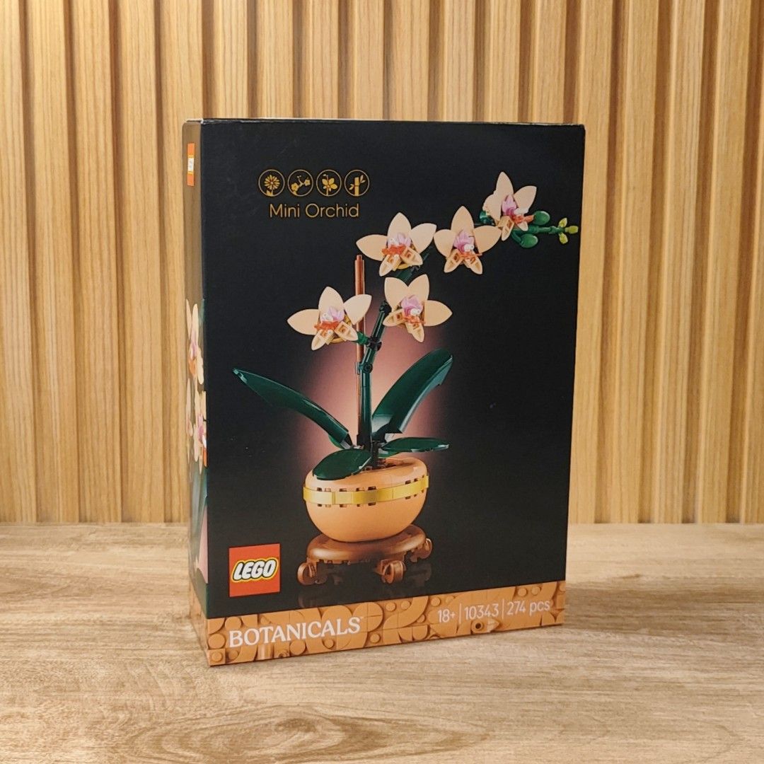 LEGO Botanicals 10343 Mini Orchid (Category: Lego & Building Sets) located in Rizal. Submitted by edjanjo007 (Listing ID 1447597725, Image 1). Description: LEGO Botanicals Mini Orchid 10343 Ages: 18+ Pieces: 274 ✅ Brand new ✅ 100% Authentic ✅ MOP: GCash | GoTyme |BPI ✅ Same day delivery via Lalamove ✅ J&T or LBC upon request 🚚 Shipping fee at buyer's expense ✅ Parallel Import ✅ With Chinese sticker on box (from China shipment) Please note that t