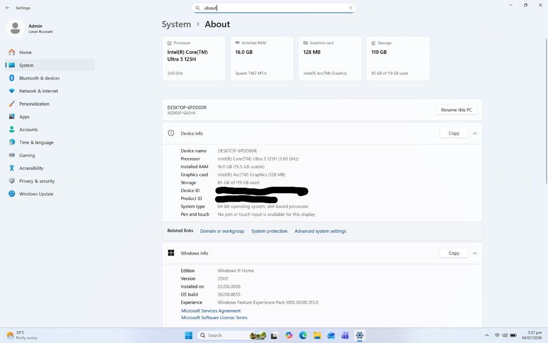 LG Gram 16 Series (2024) (Category: Desktops) located in Manila. Submitted by thesiblings08 (Listing ID 1447531454, Image 1). Description: -Intel Core Ultra 5 125H -16GB LPDDR5X RAM -Intel Arc Graphics -128 SSD (Upgradable/2Slot) -LG Gram 16 (2024 series) -Windows 11 Home.