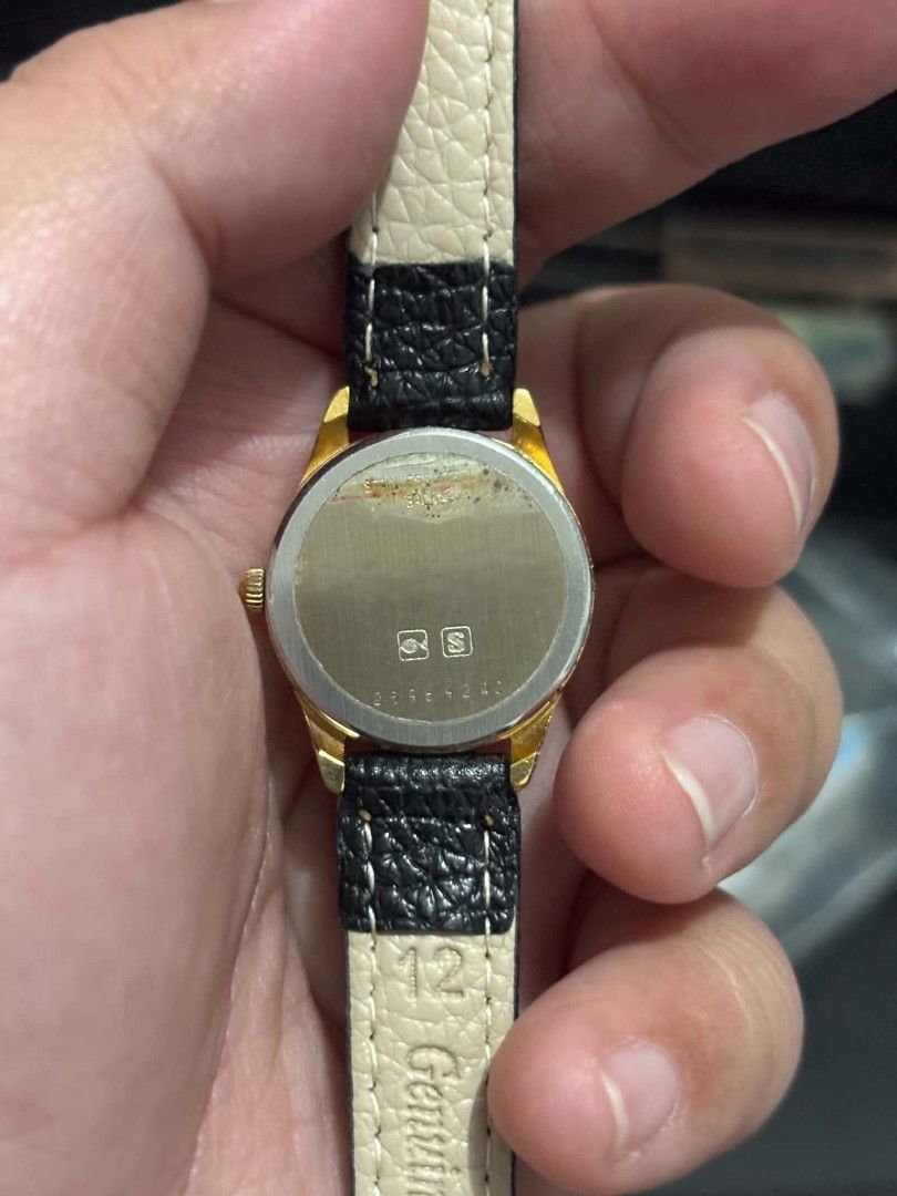 Longines Roman Dial Watch (Category: Luxury Watches) located in Rizal. Submitted by masterwatch_192 (Listing ID 1447591087, Image 2). Description: Longines Roman Dial Watch 22mm Sign of use Replaced strap Original Buckle As is 6500.