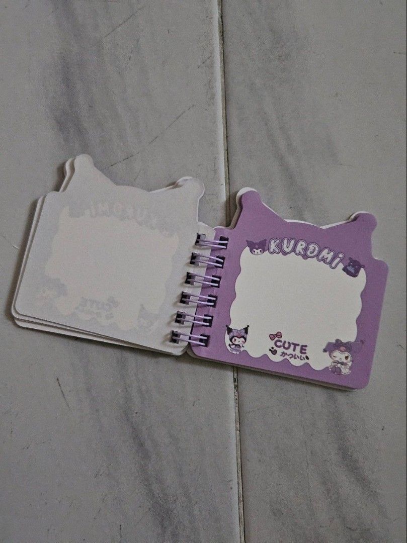 Mini Notebook (Category: Stationery & School Supplies) located in Singapore. Submitted by youngnouthentic (Listing ID 1447633270, Image 2). Description: $3 kuromi / melo check out our listing for more items 😊.