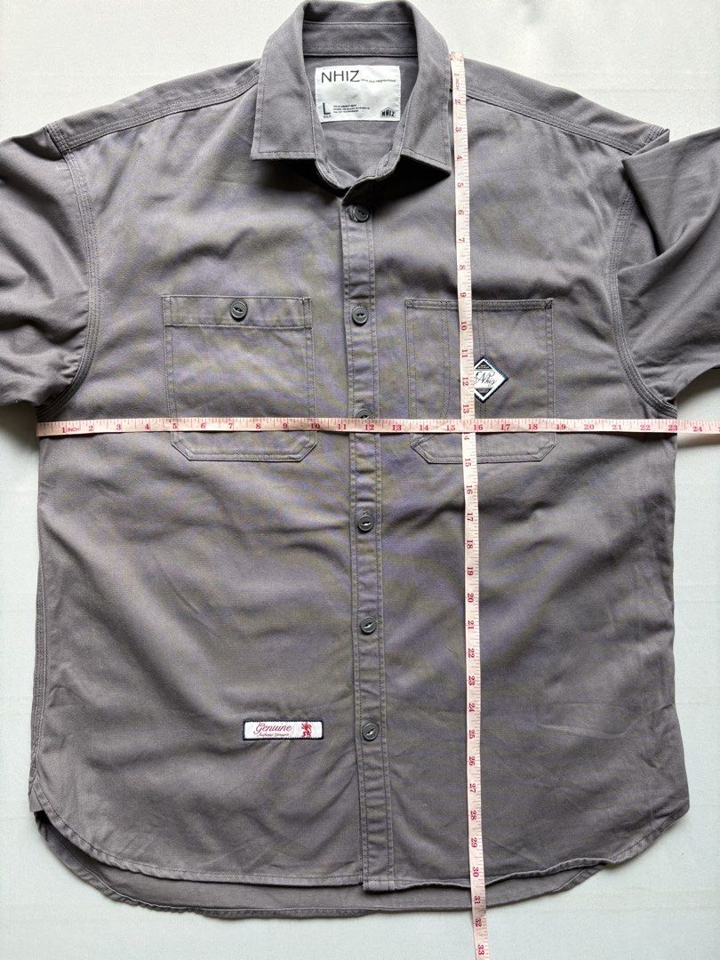 NEIGHBORHOOD X IZZUE BUTTONDOWN (Category: Tshirts & Polo Shirts ) located in Baguio. Submitted by viibodegaaa (Listing ID 1447653837, Image 2). Description: Item: NEIGHBORHOOD X IZZUE BUTTONDOWN Size: L Width: 23’ Length: 30.5-31.5’ Condition: excellent - new Price: 1880 .