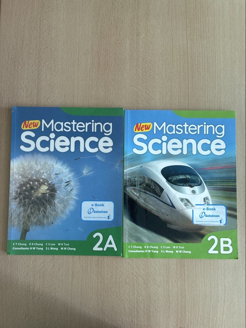 New Mastering Science 2A & 2B 教科書 （分類：教科書）位於 Hong Kong。 由 aman0624 提交（商品編號 1447508900，圖片 1）。簡介： 兩本New Mastering Science教科書，2A同2B。係Oxford出嘅。書本內頁有啲筆跡，但唔影響閱讀。啱晒想學科學嘅同學仔。有埋e-book solution。 。
