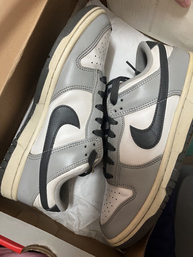 Nike Dunk Low Light Smoke Grey W (7.5) (Category: Sneakers) located in Manila. Submitted by klrdstn (Listing ID 1447484240, Image 1). Description: Nike Dunk Low Light Smoke Grey Size Details: - Women’s US 7.5 - UK 5 - CM 24.5 Inclusions: - Original receipt from the Nike Store (purchased in 2022) - Original box (box has signs of wear/damage due to storage) Conditions: - Minimal creasing and still in good condition - Well-kept and ready to wear RFS