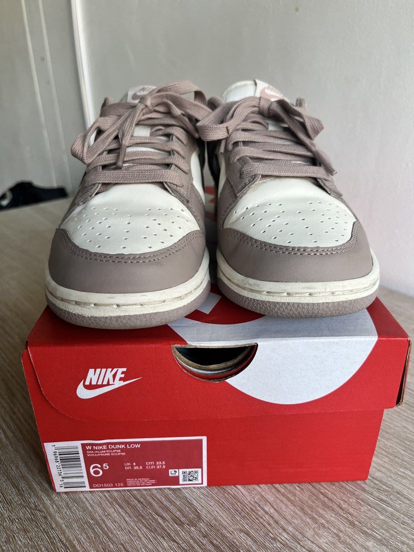 Nike Wmns Dunk Low SE 'Light Bone Pink Oxford' (Category: Sneakers) located in Bulacan. Submitted by spring_cleaning_ (Listing ID 1447634556, Image 1). Description: - Authentic Nike Dunk Low - Colorway: Light Bone Pink Oxford - Size: 6.5 US Women's - Includes original box - Ideal for casual wear - Feel free to ask any questions!.