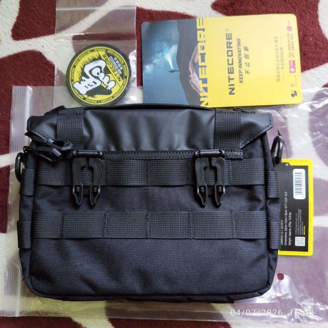 Nitecore SLB05 (Category: Sling Bags) located in Malolos. Submitted by raffyongleo (Listing ID 1447548211, Image 2). Description: Location: Malolos Bulacan Brand New Nitecore SLB05.