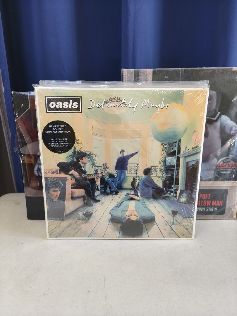 Oasis Definitely Maybe Vinyl Record (Category: Vinyls) located in Makati City. Submitted by jetpiraterecords (Listing ID 1447603274, Image 1). Description: - Oasis Definitely Maybe vinyl record - pick up lang po nasa abroad Ako..