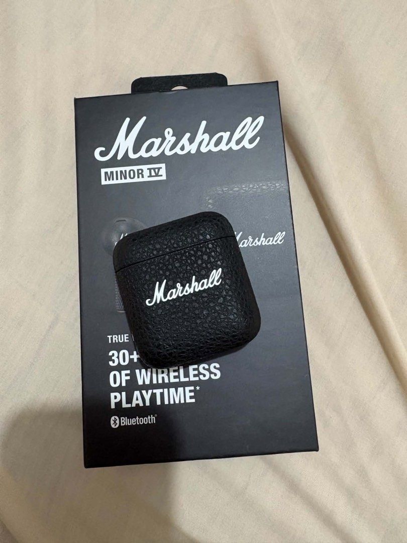 Original Marshal Minor IV (almost new) (Category: Earphones) located in Batangas. Submitted by ramoskathy653 (Listing ID 1447631322, Image 3). Description: Extra earphones, no cod and cop payment first thru gcash via lbc delivery sf will be shouldered by the buyer.