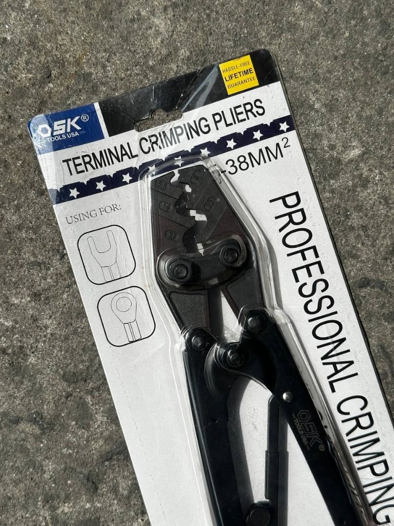 OSK Crimping Tool (Category: Everything Else Others) located in Manila. Submitted by 09171479278_elsie. (Listing ID 1447530534, Image 2). Description: OSK Crimping Tool Specs: DT-38 (5.5mm2 - 38mm2) Price: 3,150.