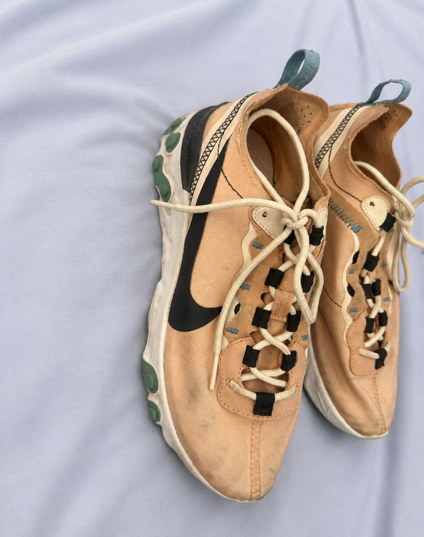 Pink Nike React Element 55 (Category: Sneakers) located in Binan City. Submitted by paulag07 (Listing ID 1447637749, Image 2). Description: Brand: Nike Size on tag: US 5.5 NO BOX 💸 Payment first basis MOP: UnionBank MOD: J&T / LBC 📦 Shipping fee will be shouldered by the buyer and will depend on the location. Ship-out schedule: Wednesdays only. Please read before claiming/buying: • Item is sold as is • All sales are final • No refund, no return