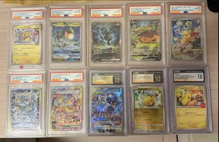PSA10 4神連號日版寵物小精靈卡寶可夢咭Pokemon Card UR 2022 JPN SWSH