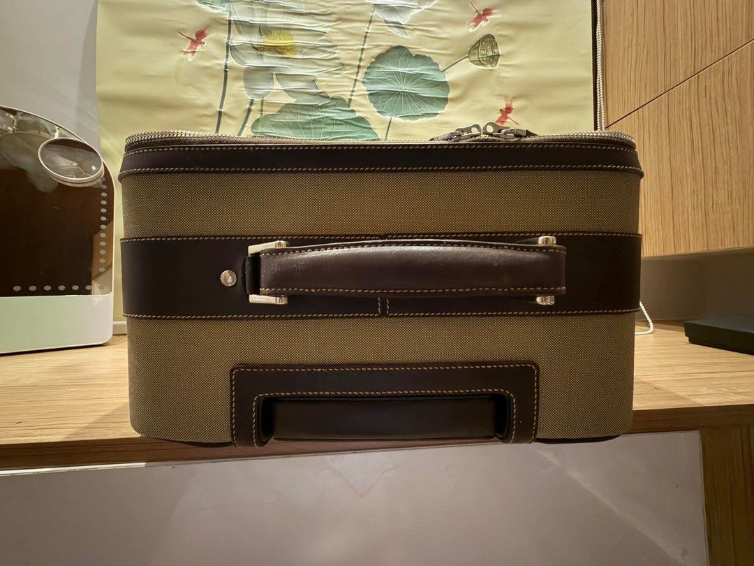 Prada rolling suit case (Category: Luxury Bags & Wallets) located in Quezon City. Submitted by theyellowbasket (Listing ID 1447646163, Image 3). Description: Prada rolling suit case card of authenticity Carry on cabin size 45 (allowed hand carry on airplane) .