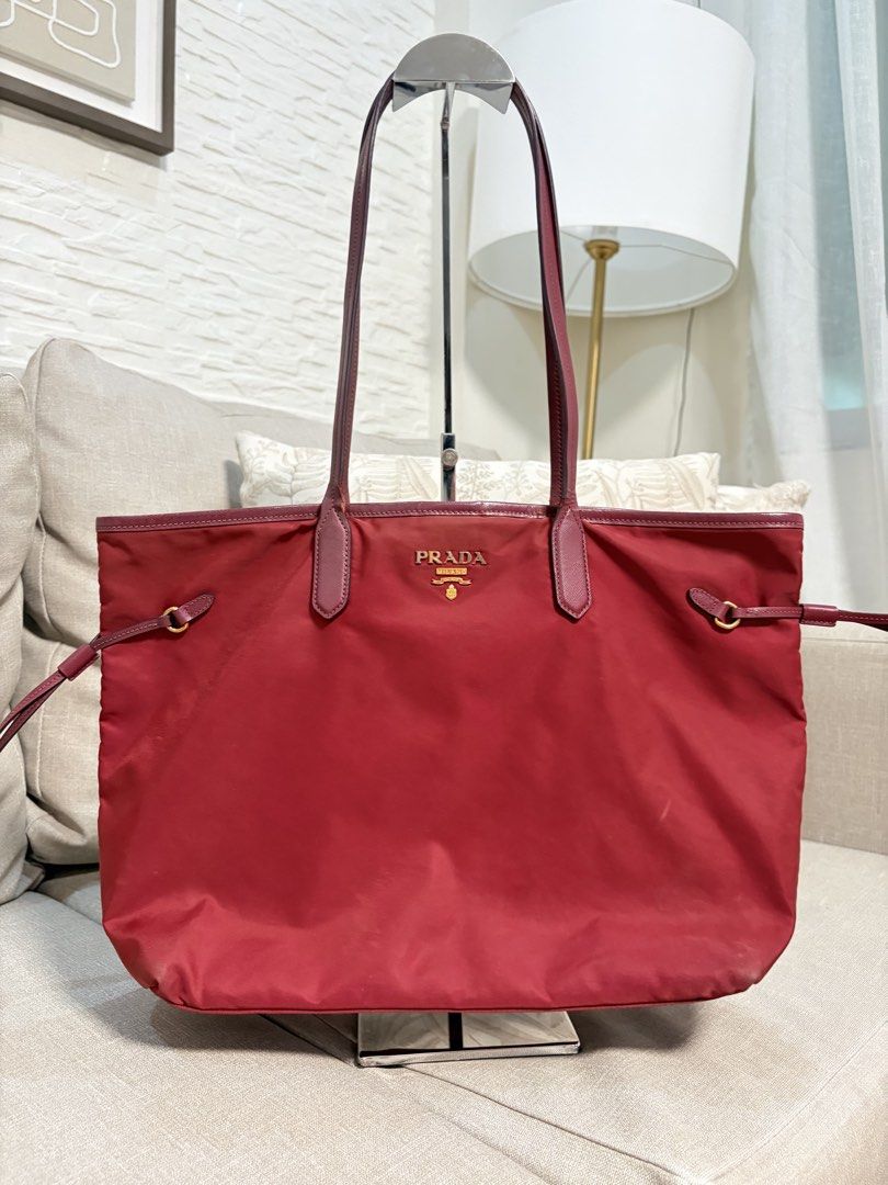 Prada tote nylon (Category: Luxury Bags & Wallets) located in Las Pinas. Submitted by lovedmnl (Listing ID 1447595402, Image 1). Description: Bag only.