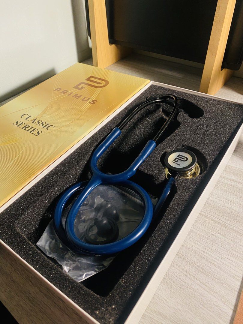 PRIMUS Tonic Blue Classic III Stethoscope (Category: Medical Supplies & Tools) located in Manila. Submitted by shane08mi12239 (Listing ID 1447662791, Image 2). Description: Location: Malolos, Bulacan Can do shipping or meet up around Malolos and Angeles City RFS: Bigay lang sa'kin but hindi ko gamitin, I'm a medtech student hehe 🥹.