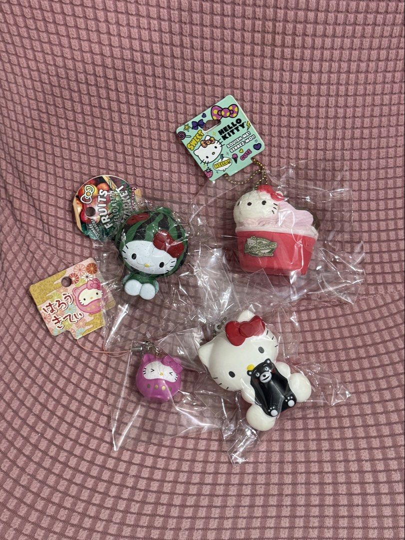 Rare Hello Kitty Squishy Bundle (Category: Character Goods) located in Manila. Submitted by atsushii (Listing ID 1447609541, Image 1). Description: .