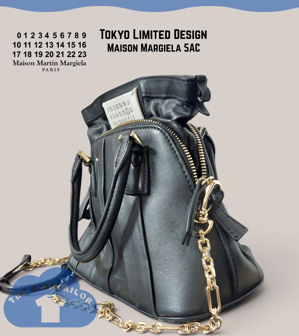 Rare Maison Margiela 5AC Classique Micro (Category: Luxury Bags & Wallets) located in Baguio. Submitted by theraintailor (Listing ID 1447562034, Image 2). Description: Maison Margiela 5AC with a rare limited Tokyo Design https://allu-official.com/jp/ja/market/items/1537695/ Imperfections: Small Creases Overall very good condition Inquire for additional photos Ukay-Sourced Does not come with dustbag, certificate or original box it unsatisfied, pri