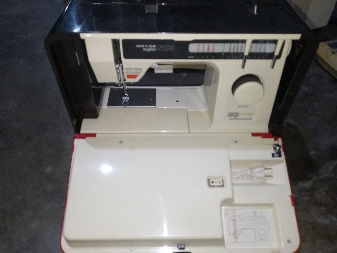 RICCAR MIGHTY NC3 (Category: Craft Supplies & Tools) located in General Santos City (Dadiangas). Submitted by evolveorrepeat1991 (Listing ID 1447521108, Image 3). Description: for sale Riccar Mighty zigzager NC3 electric sewing machine enclosed in its distinctive red portable carrying case *push botton *14 stitches *110 volts *W/ free accesories 4.5k Loc: J.catolico avenue, beside sti college and socoteco buildingfor sale Riccar Mighty zigzager N