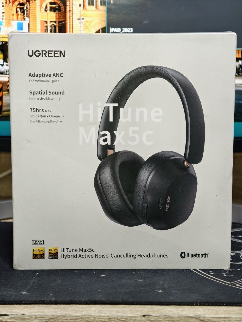 [SEALED] UGREEN Max5C ANC Bluetooth Headphone Noise Cancellation (Category: Headphones & Headsets) located in Imus. Submitted by dracox_21 (Listing ID 1447517564, Image 1). Description: Sealed.