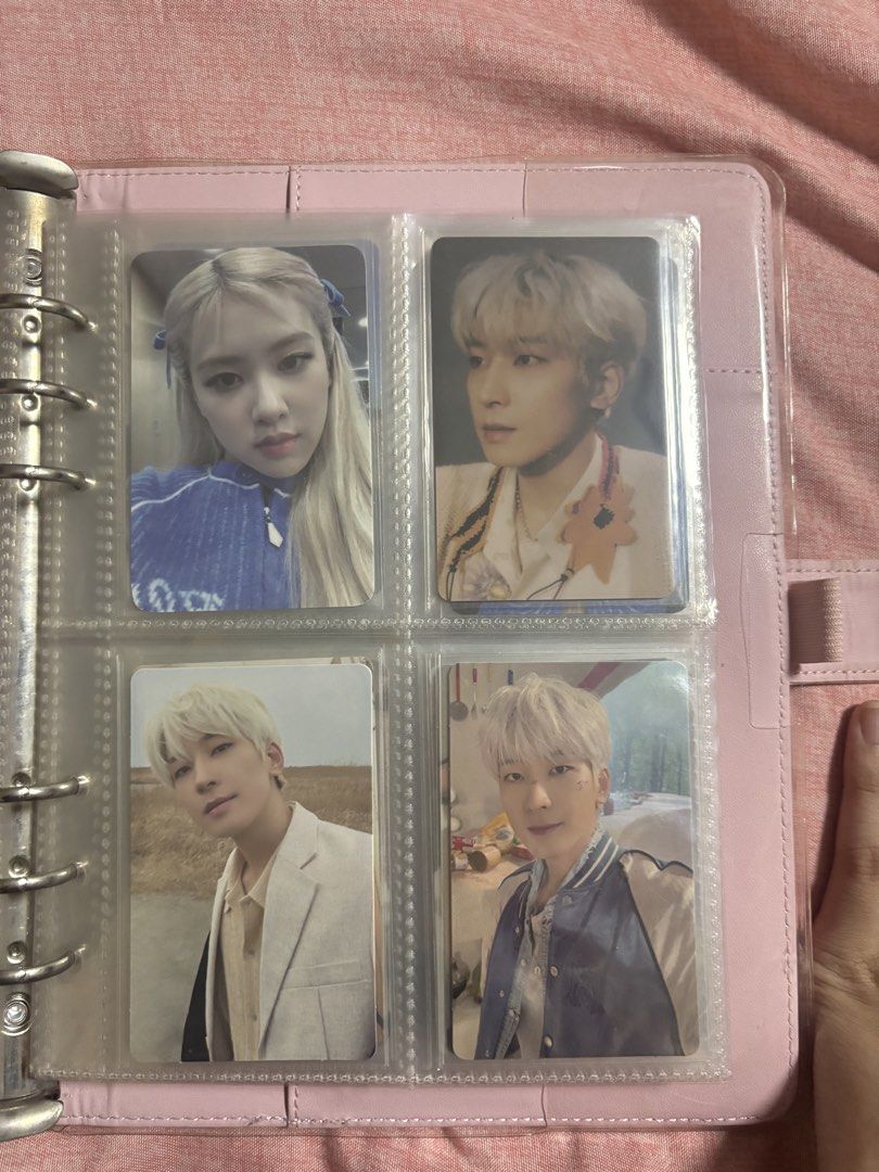 SEVENTEEN Photocards and Binder (Category: K-Wave Merchandise) located in Pasig City. Submitted by adiuhsa (Listing ID 1447561423, Image 2). Description: - 1500 for the whole binder (all photocards and postcards + binder) - spent over 10k+ for everything (all authentic) - SEVENTEEN photocards - all good condition RFS: really need to declutter RFS: decluttering + need funds.
