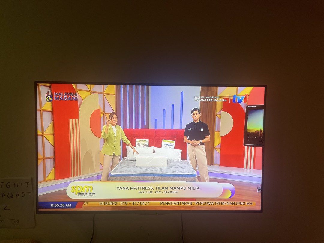 Sharp TV (Category: TV) located in Kuala Lumpur. Submitted by docong (Listing ID 1447474227, Image 1). Description: Still in Good Condition ✅ - Available now .