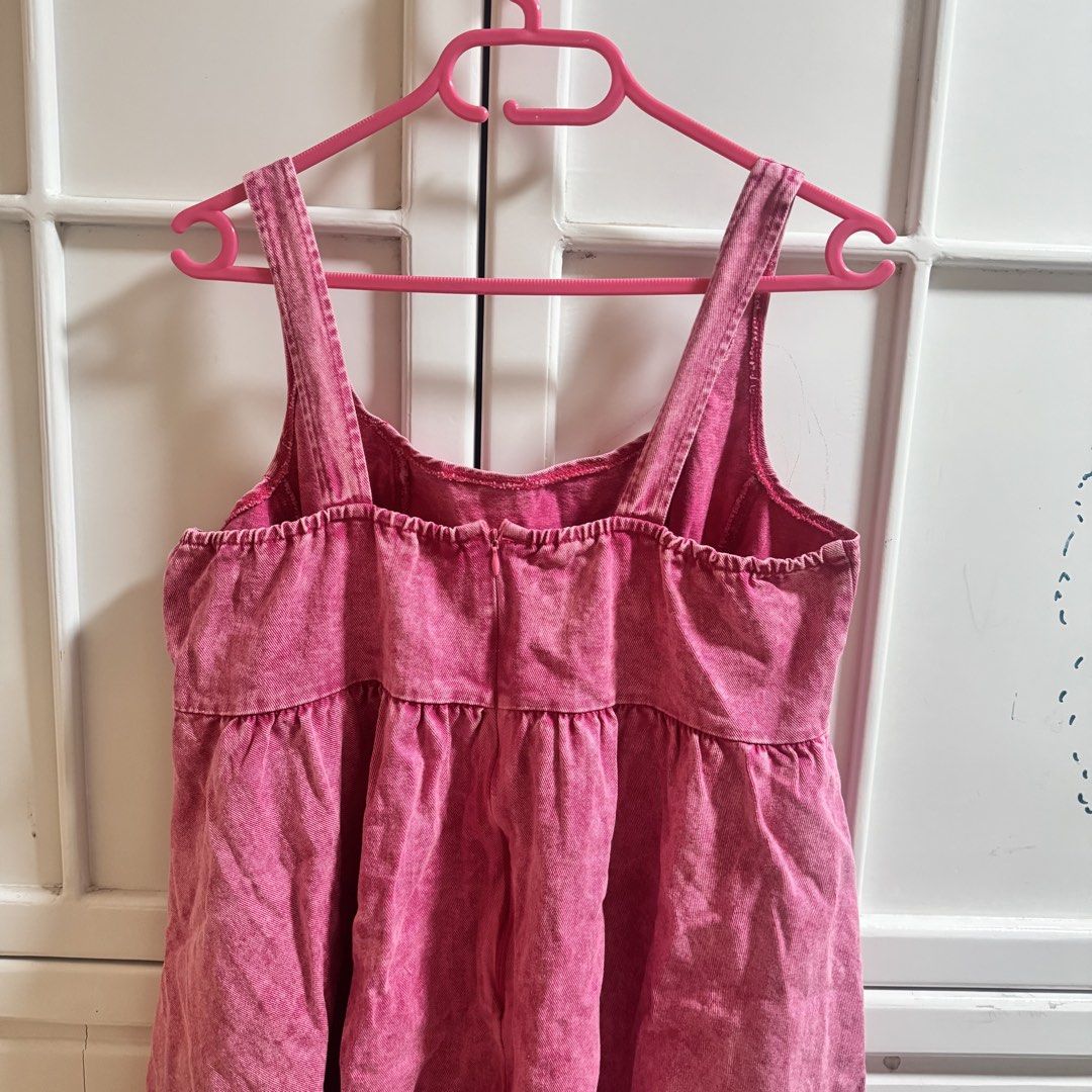 Shein Plus Size Pink Denim Dress (Category: Dresses) located in Binan City. Submitted by lealmeda (Listing ID 1447641985, Image 2). Description: .