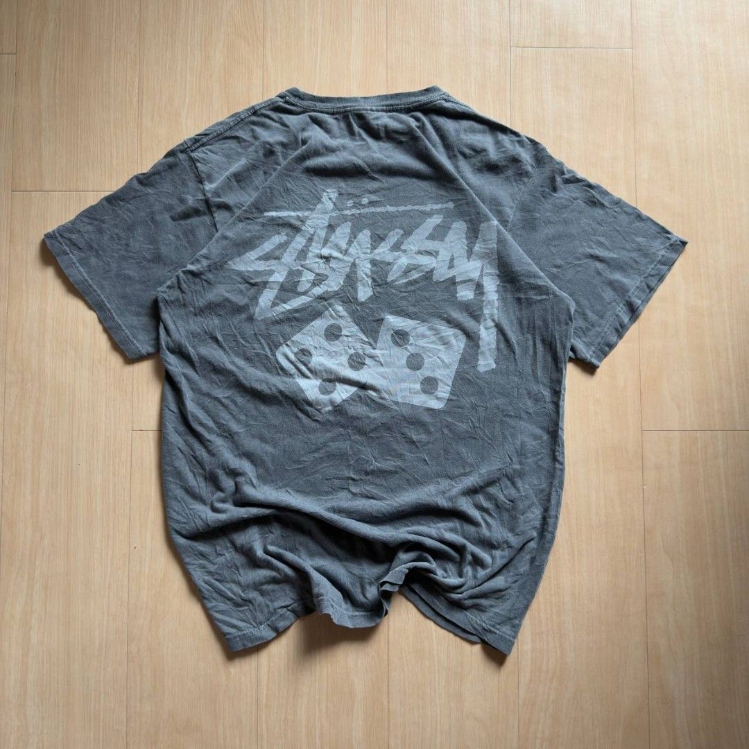 STUSSY DICE ACID WASH (Category: Activewear) located in Manila. Submitted by thriftmobbb (Listing ID 1447575067, Image 2). Description: 21x27 COLOR RATE 9.5/10 NO ISSUE.