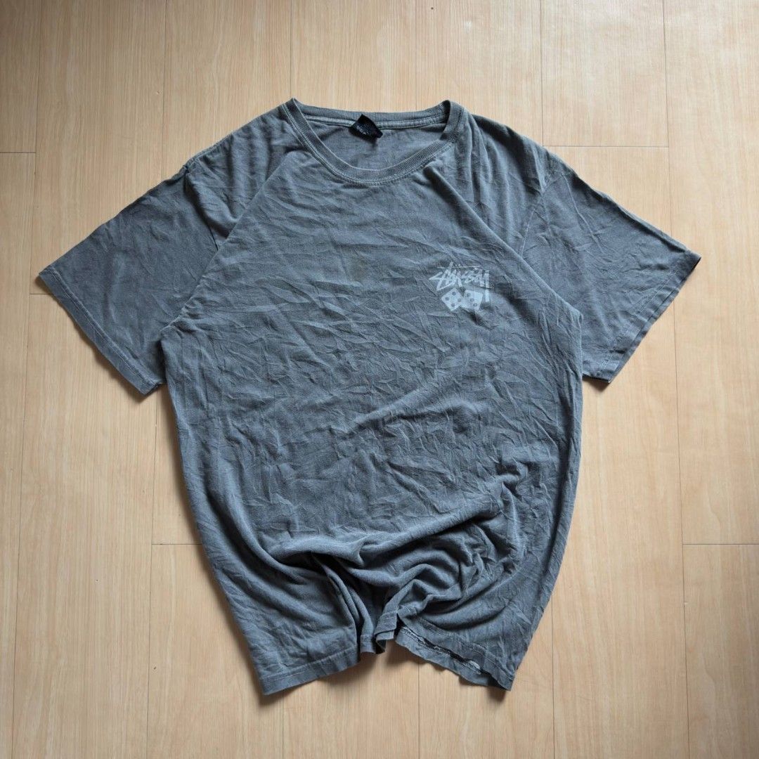STUSSY DICE ACID WASH (Category: Activewear) located in Manila. Submitted by thriftmobbb (Listing ID 1447575067, Image 1). Description: 21x27 COLOR RATE 9.5/10 NO ISSUE.