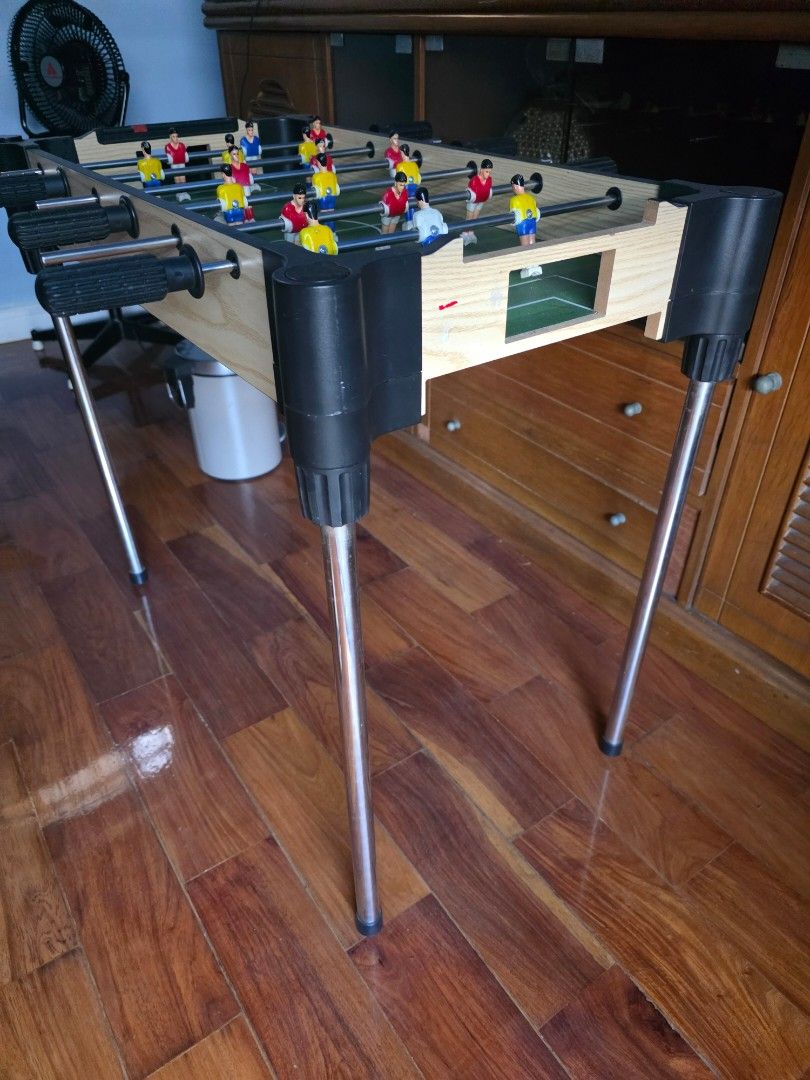 Tabletop Foosball Soccer Game (Category: Board Games & Puzzles) located in Caloocan City. Submitted by kkkarenlim (Listing ID 1447573293, Image 3). Description: includes 1 ball and missing 1 ball catcher. ships from timog qc.