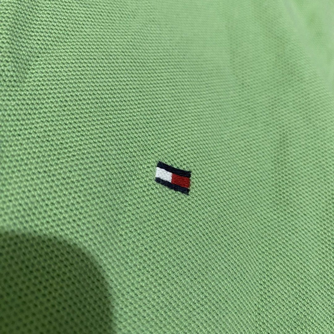 TOMMY HILFIGER POLO SHIRT (Category: Tshirts & Polo Shirts ) located in Cebu City. Submitted by vast_trese.13 (Listing ID 1447481587, Image 3). Description: ⚠️ITEM DETAILS ⚠️ LENGTH: 30(in inches) WIDTH: 28(in inches) SIZE: MEDIUM COLOR WAY: MINT GREEN COLOR CONDITION: 10/10 ISSUE: VERY MINIMAL STAIN OVERALL CONDITION: 9.5/20 .